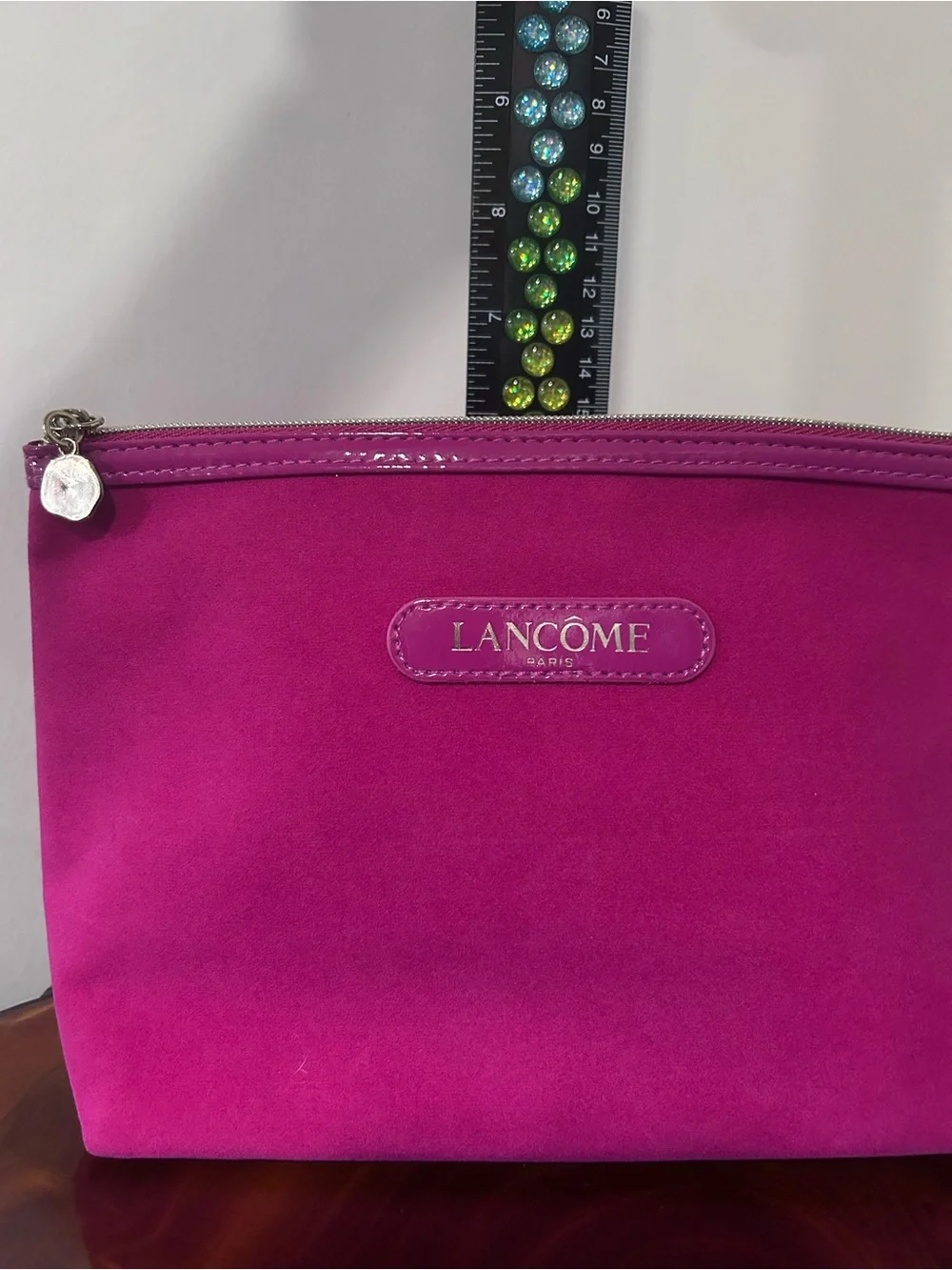NWOT Fuchsia Cosmetic Pouch - Sleek Travel Makeup Bag